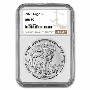 Any Year - 1oz American Silver Eagle MS-70