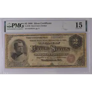 $2 1886 Small Red Silver Certificates 240 (3)