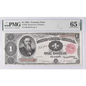 $1 1891 Small Red Treasury or Coin Notes 350 (3)