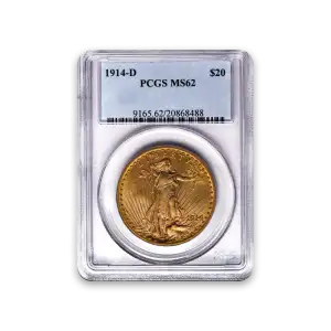 St. Gaudens $20 (1907 – 1933) - PCGS - MS62