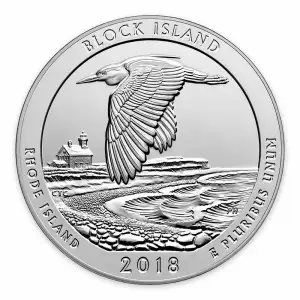 2018 America The Beautiful 5oz Block Island